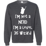 Sweatshirts Dark Heather / S Not a Nerd Crewneck Sweatshirt