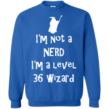 Sweatshirts Royal / S Not a Nerd Crewneck Sweatshirt