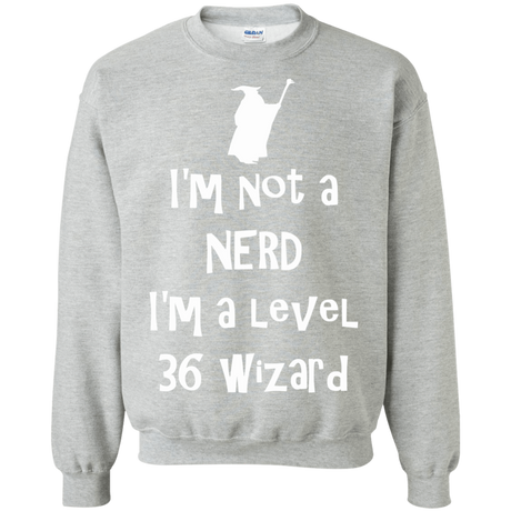 Sweatshirts Sport Grey / S Not a Nerd Crewneck Sweatshirt