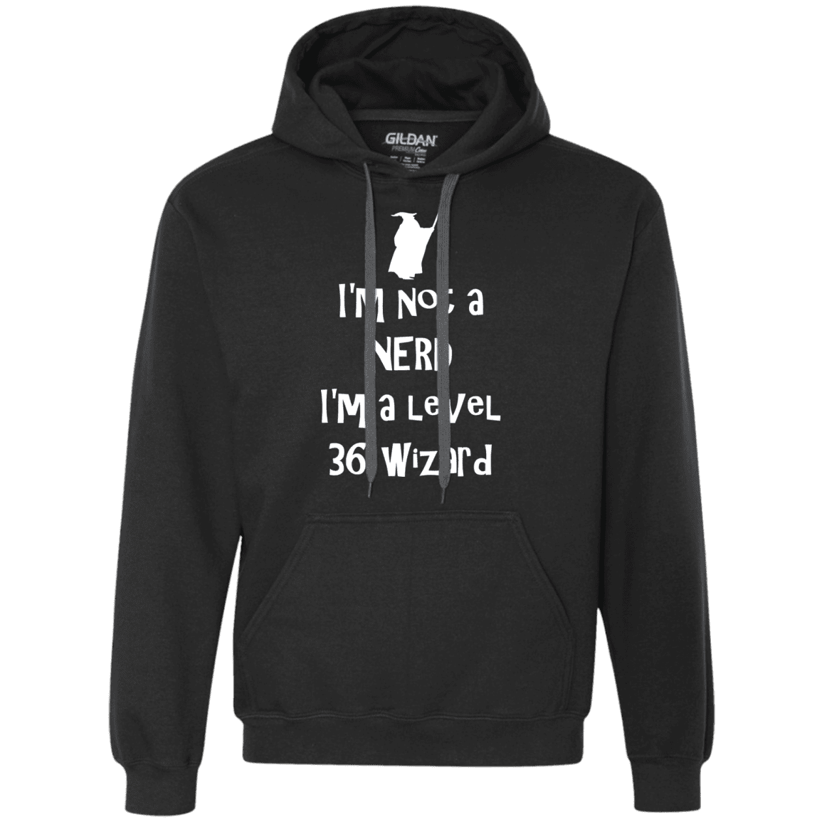 Sweatshirts Black / S Not a Nerd Premium Fleece Hoodie