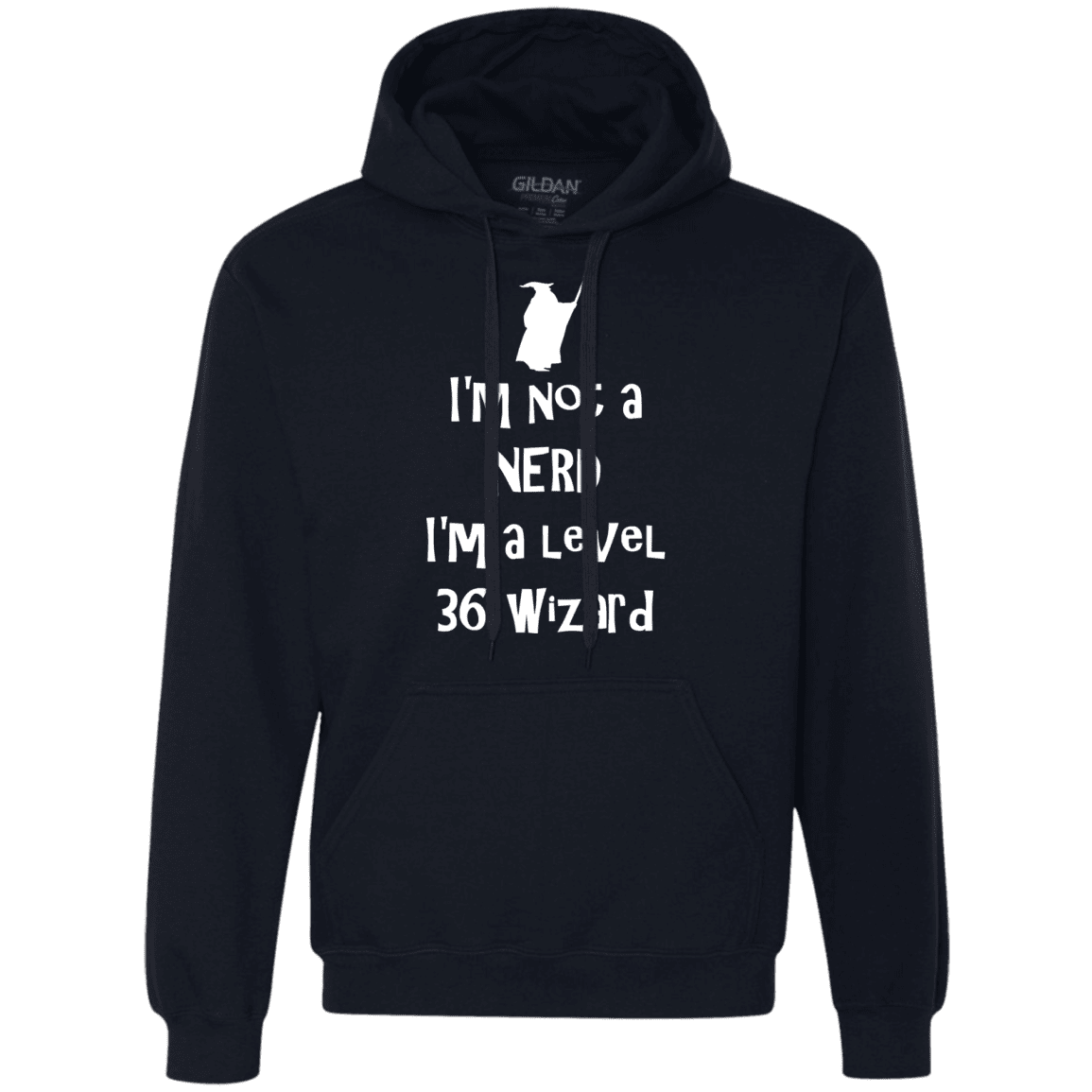 Sweatshirts Navy / S Not a Nerd Premium Fleece Hoodie