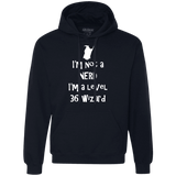 Sweatshirts Navy / S Not a Nerd Premium Fleece Hoodie