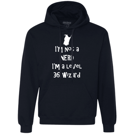 Sweatshirts Navy / S Not a Nerd Premium Fleece Hoodie