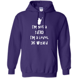 Sweatshirts Purple / S Not a Nerd Pullover Hoodie