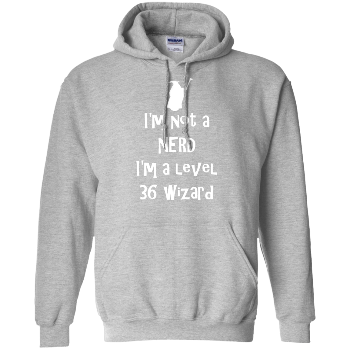 Sweatshirts Sport Grey / S Not a Nerd Pullover Hoodie