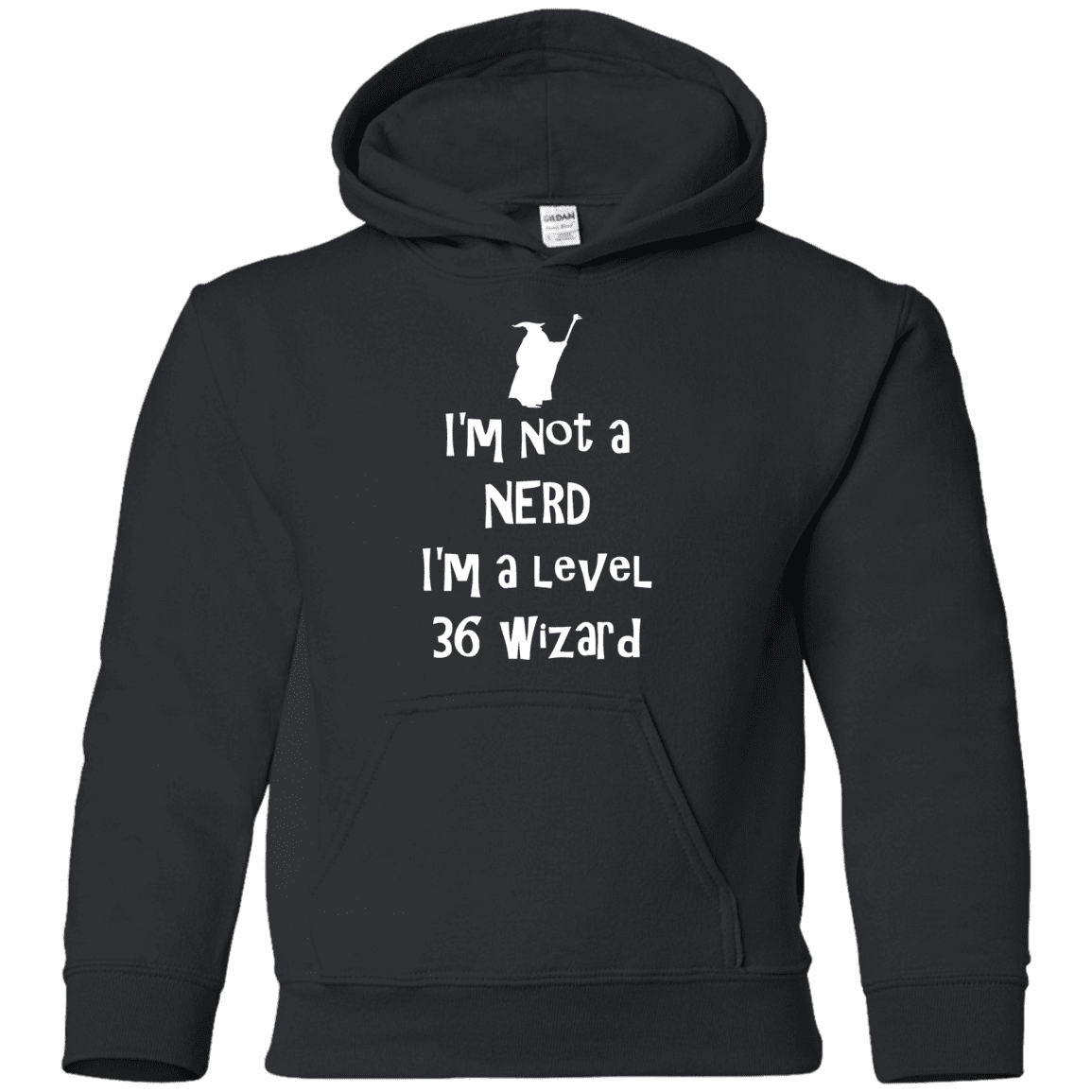 Sweatshirts Black / YS Not a Nerd Youth Hoodie