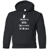 Sweatshirts Black / YS Not a Nerd Youth Hoodie