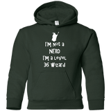 Sweatshirts Forest Green / YS Not a Nerd Youth Hoodie
