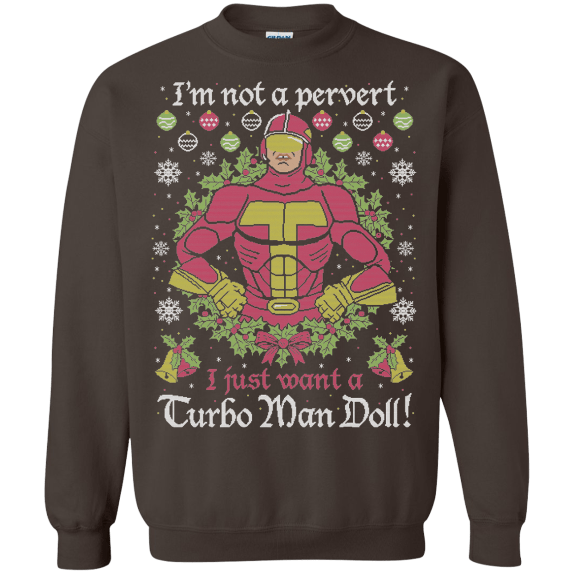 Sweatshirts Dark Chocolate / Small NOT A PERVERT Crewneck Sweatshirt