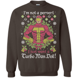 Sweatshirts Dark Chocolate / Small NOT A PERVERT Crewneck Sweatshirt