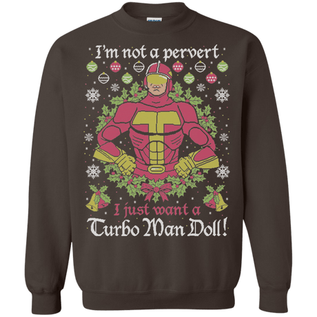 Sweatshirts Dark Chocolate / Small NOT A PERVERT Crewneck Sweatshirt