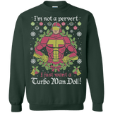 Sweatshirts Forest Green / Small NOT A PERVERT Crewneck Sweatshirt