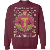 Sweatshirts Maroon / Small NOT A PERVERT Crewneck Sweatshirt