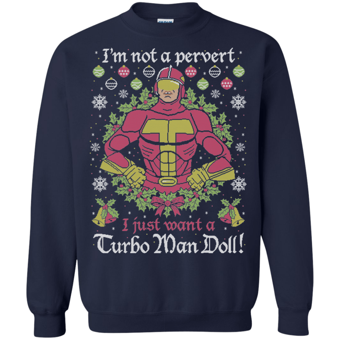 Sweatshirts Navy / Small NOT A PERVERT Crewneck Sweatshirt