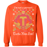Sweatshirts Orange / Small NOT A PERVERT Crewneck Sweatshirt