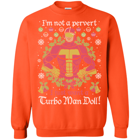 Sweatshirts Orange / Small NOT A PERVERT Crewneck Sweatshirt
