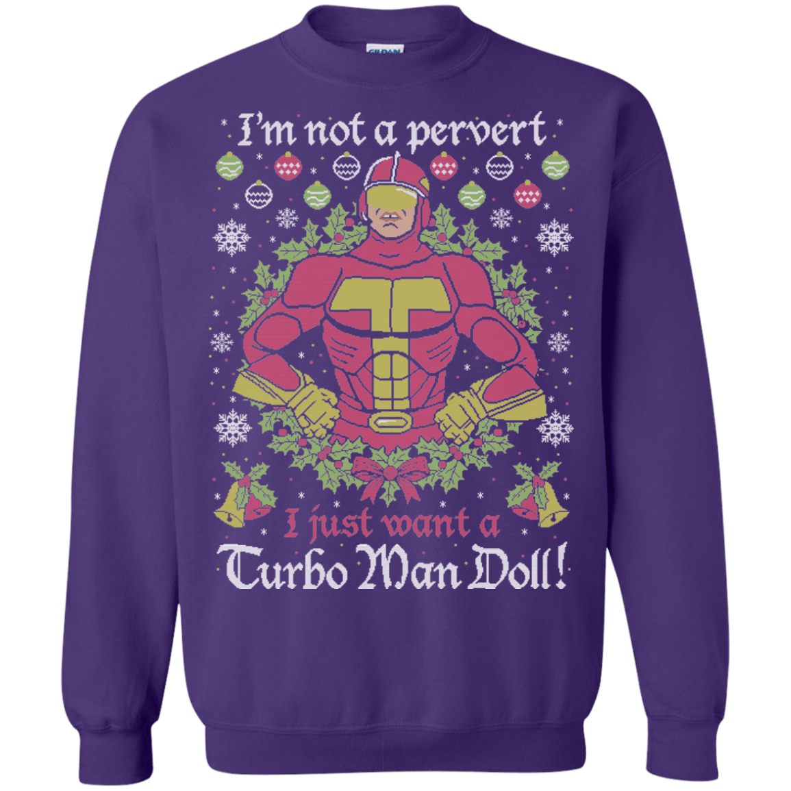 Sweatshirts Purple / Small NOT A PERVERT Crewneck Sweatshirt