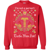 Sweatshirts Red / Small NOT A PERVERT Crewneck Sweatshirt