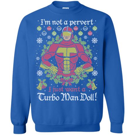 Sweatshirts Royal / Small NOT A PERVERT Crewneck Sweatshirt