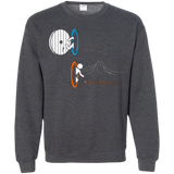 Sweatshirts Dark Heather / Small Not a Simply Portal Crewneck Sweatshirt