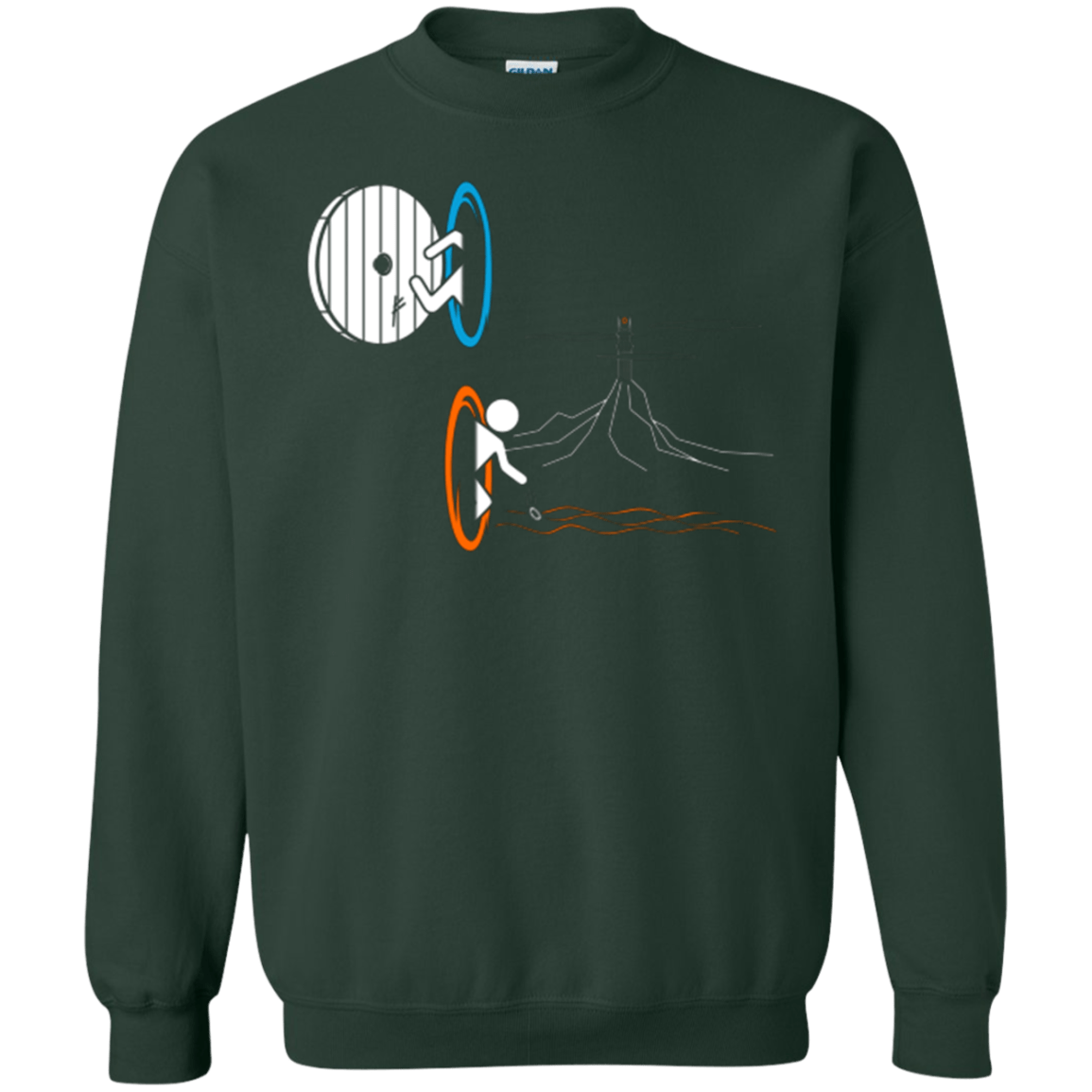 Sweatshirts Forest Green / Small Not a Simply Portal Crewneck Sweatshirt