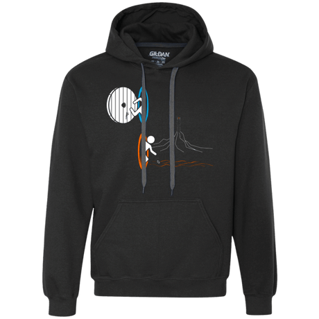 Sweatshirts Black / Small Not a Simply Portal Premium Fleece Hoodie
