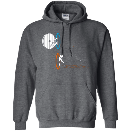 Sweatshirts Dark Heather / Small Not a Simply Portal Pullover Hoodie