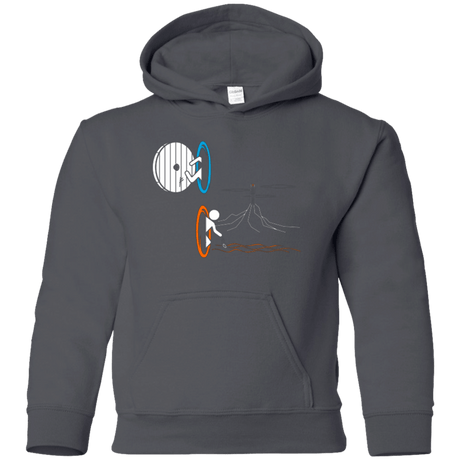 Sweatshirts Charcoal / YS Not a Simply Portal Youth Hoodie