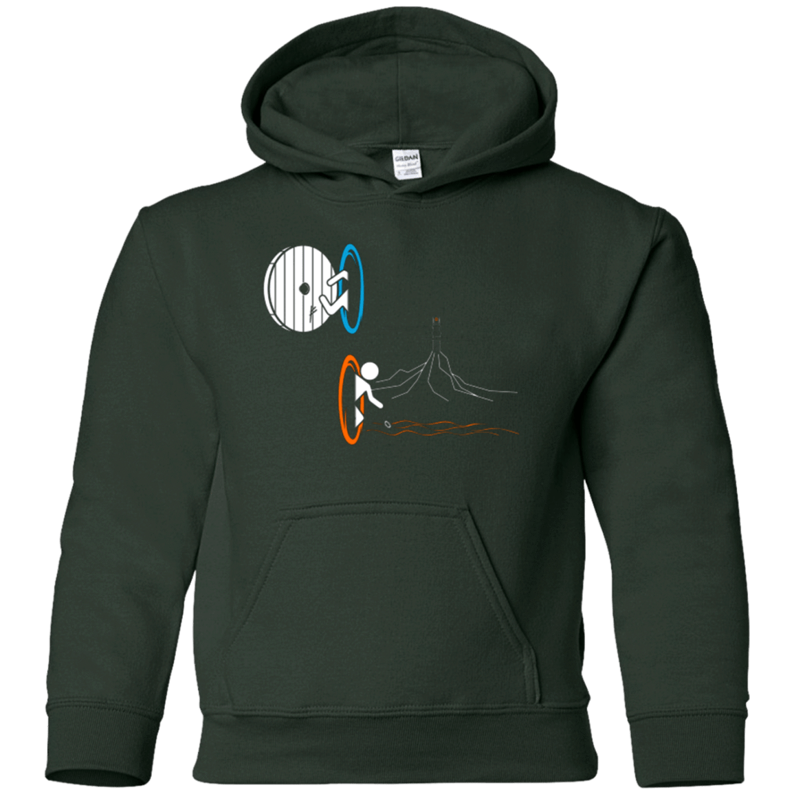 Sweatshirts Forest Green / YS Not a Simply Portal Youth Hoodie