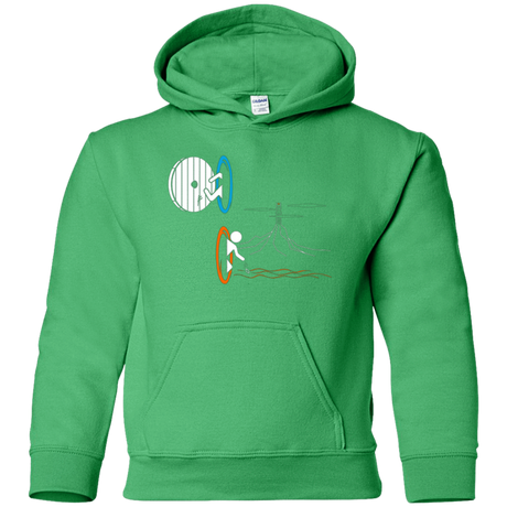 Sweatshirts Irish Green / YS Not a Simply Portal Youth Hoodie