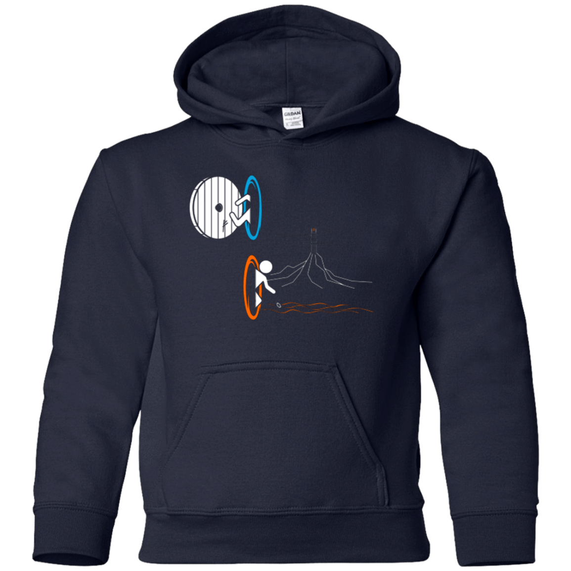 Sweatshirts Navy / YS Not a Simply Portal Youth Hoodie
