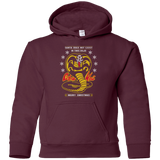 Sweatshirts Maroon / YS NOT IN THIS DOJO Youth Hoodie