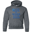 Sweatshirts Dark Heather / YS Not insane Youth Hoodie
