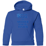 Sweatshirts Royal / YS Not insane Youth Hoodie