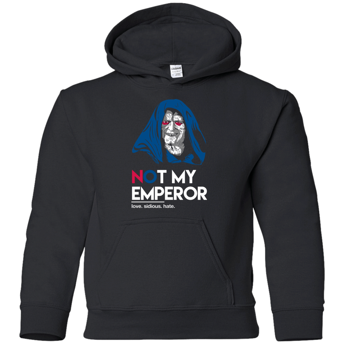 Sweatshirts Black / YS Not my Emperor Youth Hoodie
