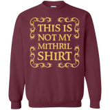 Sweatshirts Maroon / Small Not my shirt Crewneck Sweatshirt