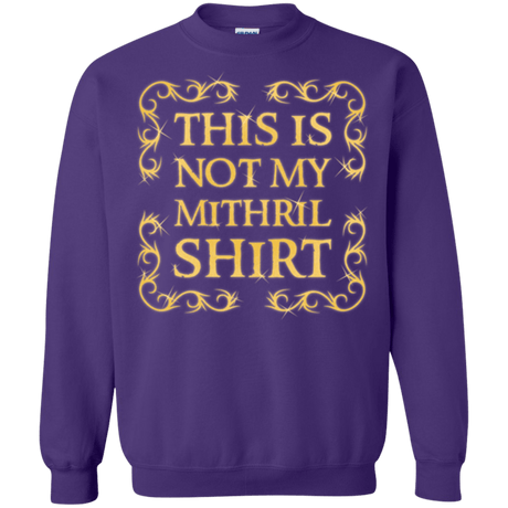 Sweatshirts Purple / Small Not my shirt Crewneck Sweatshirt