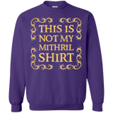 Sweatshirts Purple / Small Not my shirt Crewneck Sweatshirt