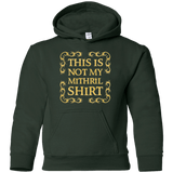 Sweatshirts Forest Green / YS Not my shirt Youth Hoodie