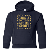 Sweatshirts Navy / YS Not my shirt Youth Hoodie