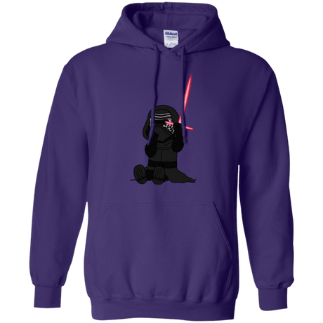 Sweatshirts Purple / S Not Secure Sword Pullover Hoodie