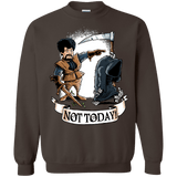 Sweatshirts Dark Chocolate / Small Not Today Crewneck Sweatshirt
