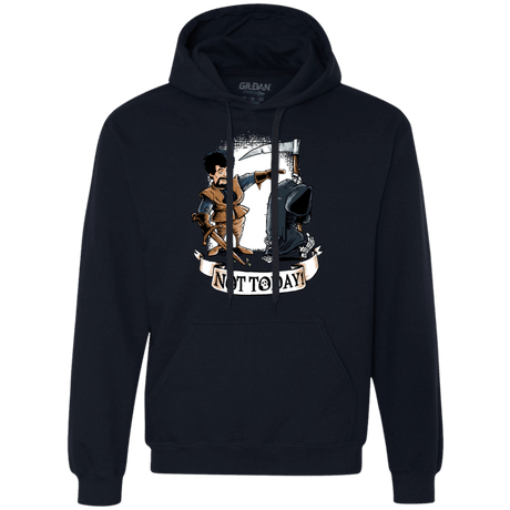 Sweatshirts Navy / Small Not Today Premium Fleece Hoodie