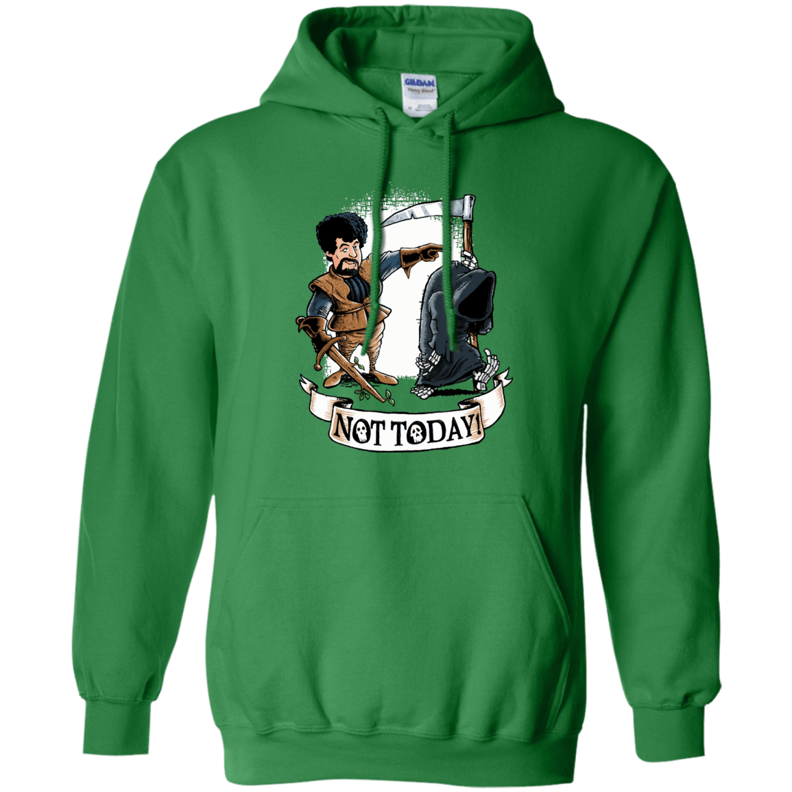 Sweatshirts Irish Green / Small Not Today Pullover Hoodie