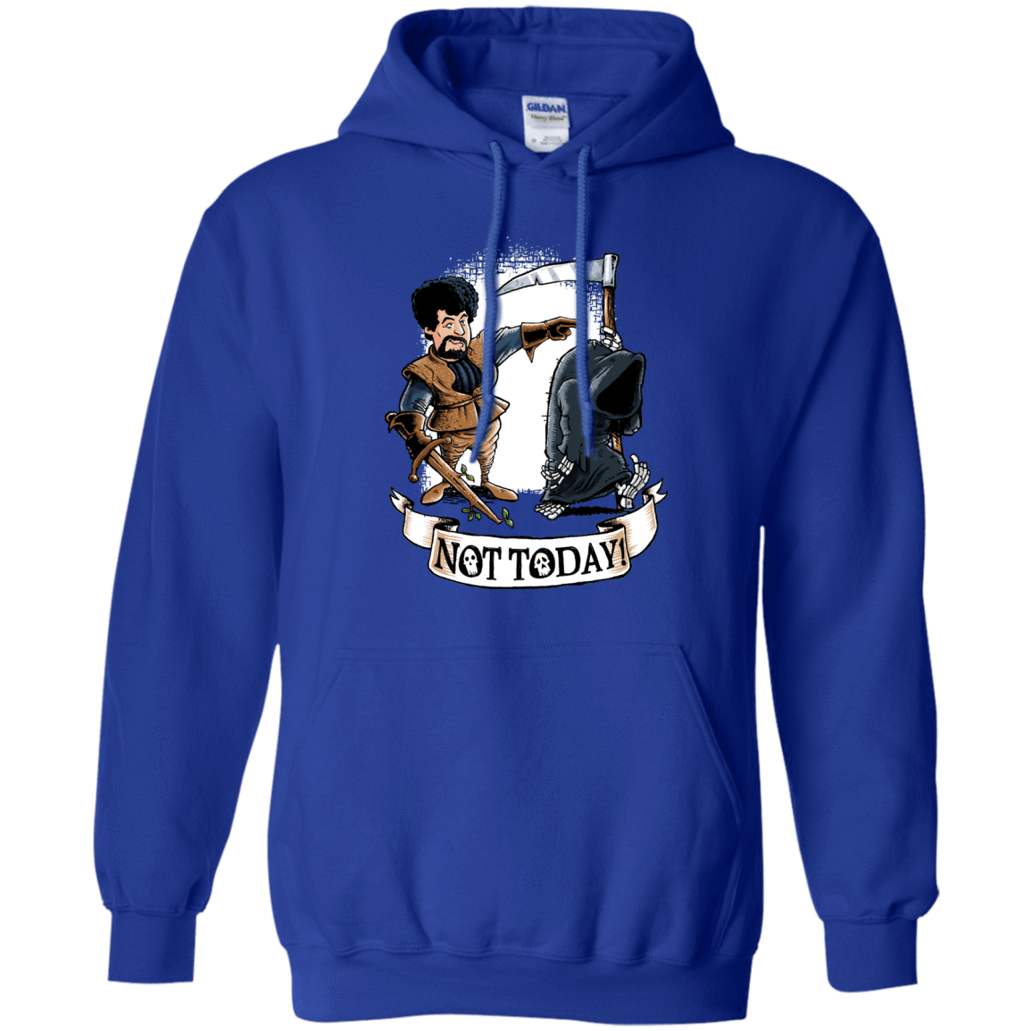 Sweatshirts Royal / Small Not Today Pullover Hoodie