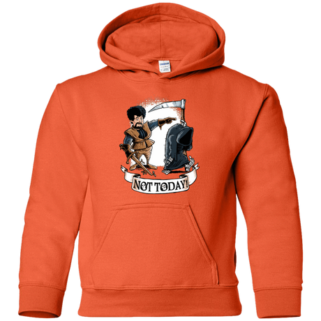 Sweatshirts Orange / YS Not Today Youth Hoodie