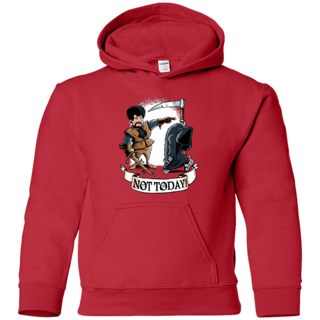 Sweatshirts Red / YS Not Today Youth Hoodie