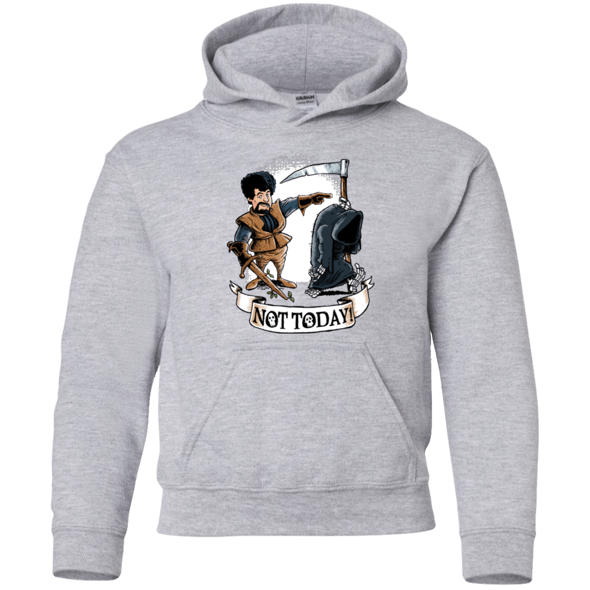 Sweatshirts Sport Grey / YS Not Today Youth Hoodie