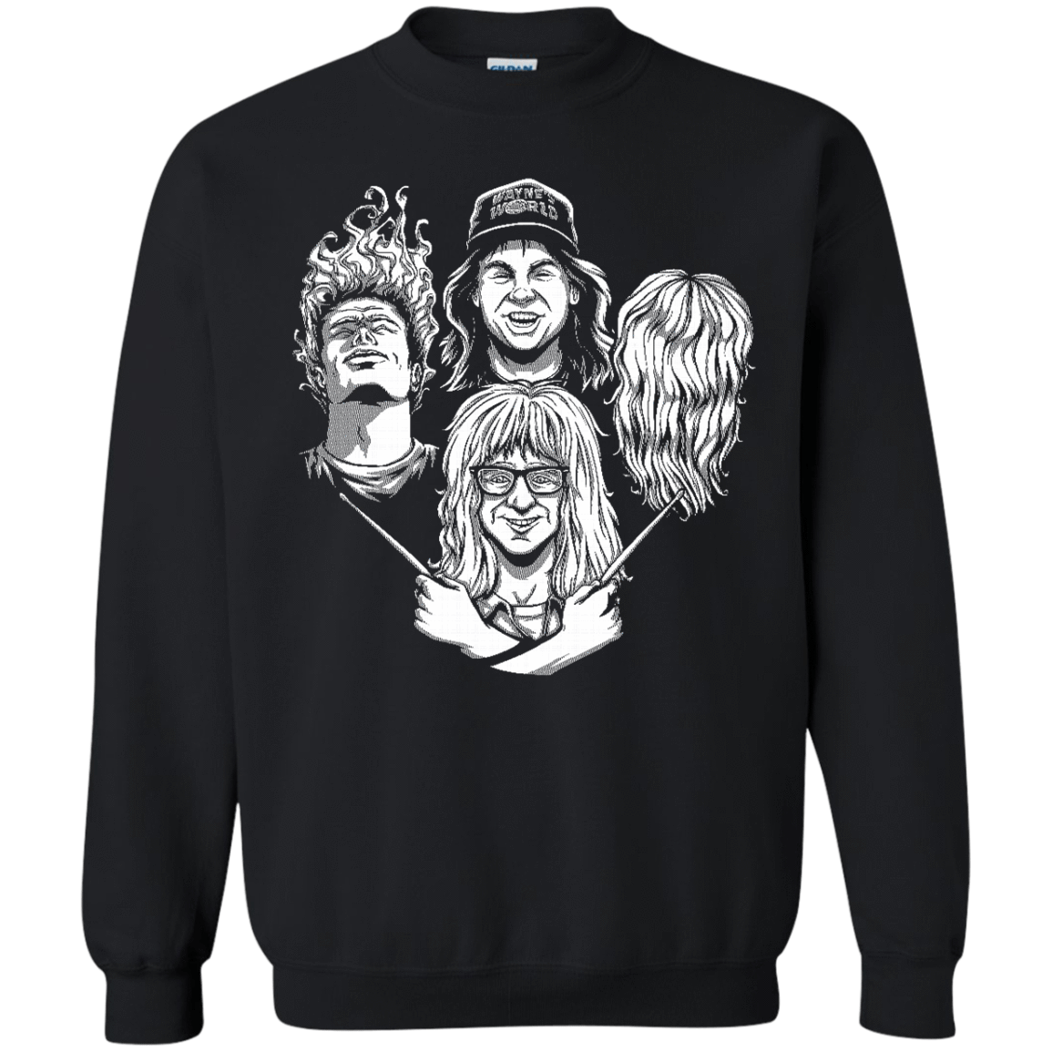 Sweatshirts Black / S Not Worthy Rhapsody Crewneck Sweatshirt