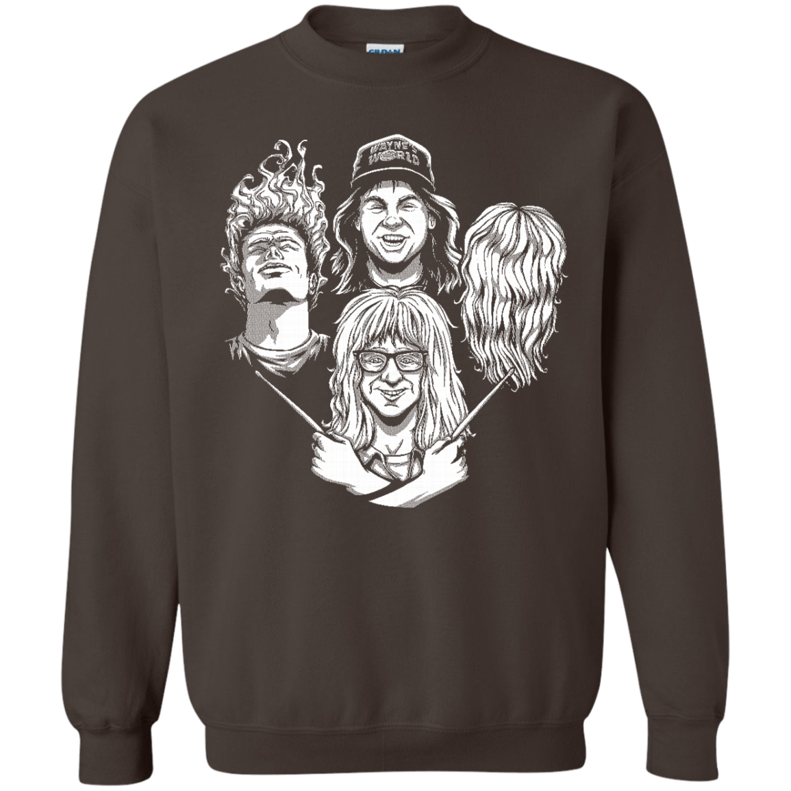 Sweatshirts Dark Chocolate / S Not Worthy Rhapsody Crewneck Sweatshirt